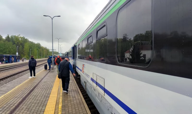Польскі цягнік PKP Intercity. Фота: Hrodna.life