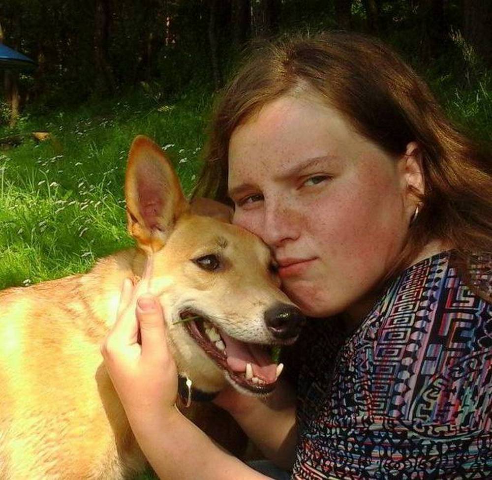 Людмила Матисович с собакой Шиком