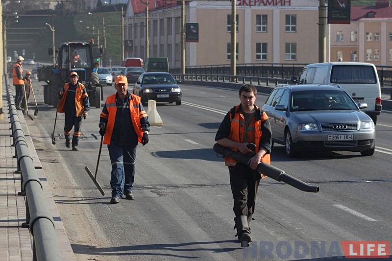Фотофакт: Как ремонтируют Старый мост в Гродно Фотофакт: Как ремонтируют Старый мост в Гродно