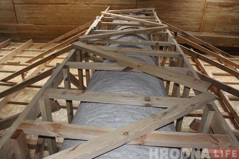 В Коложе закончился ремонт стены. Начинается подготовка к ремонту внутри