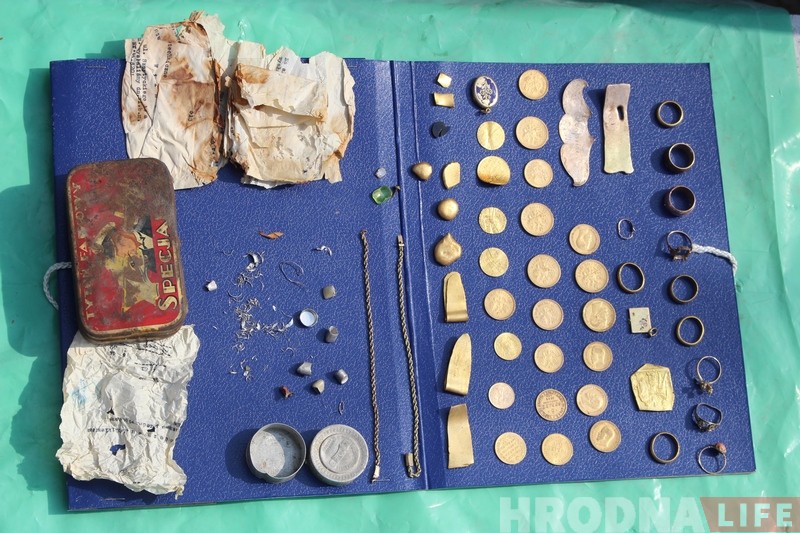 В центре Гродно нашли еврейский клад времен Второй мировой В центре Гродно нашли еврейский клад времен Второй мировой