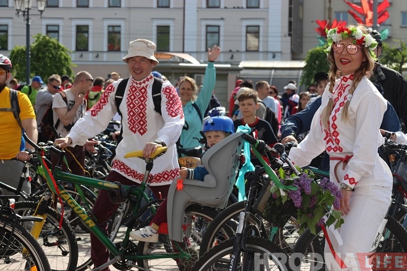 Рекордное количество гродненцев проехали по улицам города Рекордное количество гродненцев проехали по улицам города