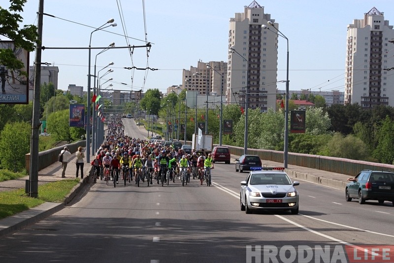 Рекордное количество гродненцев проехали по улицам города Рекордное количество гродненцев проехали по улицам города