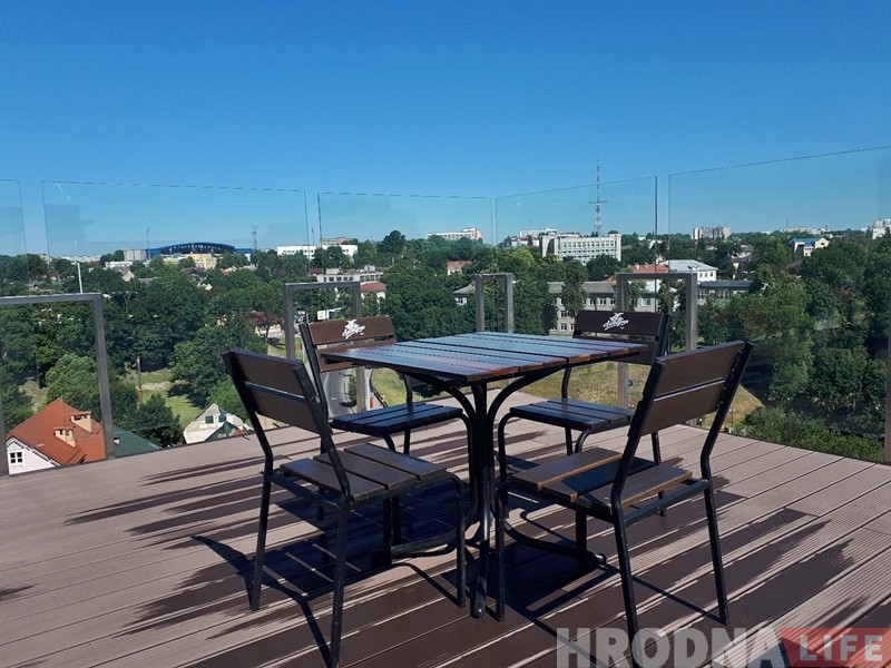 Спешите увидеть! Смотровую площадку на крыше «Немана» открыли на три дня Спешите увидеть! Смотровую площадку на крыше «Немана» открыли на три дня