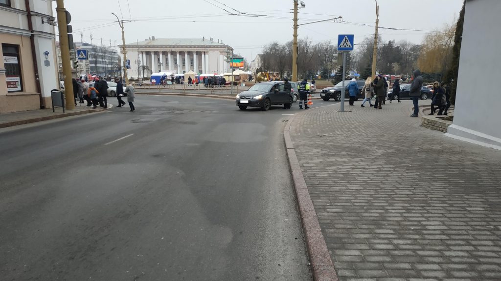 В Гродно сбили женщину. Она в больнице