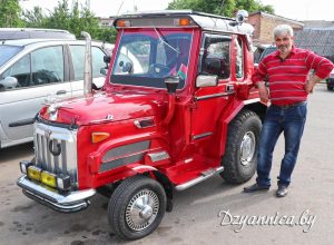 Двигатель – от «Жигулей», руль – от «Фольксвагена». Житель Щучинского района собрал машину с нуля