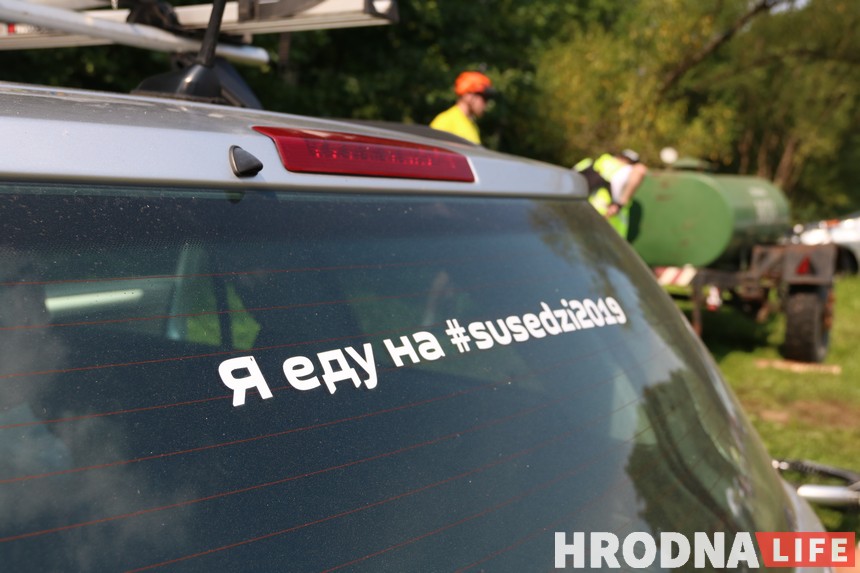 Веломарафон "Суседзі-2019" стартовал на Августовском канале под Гродно