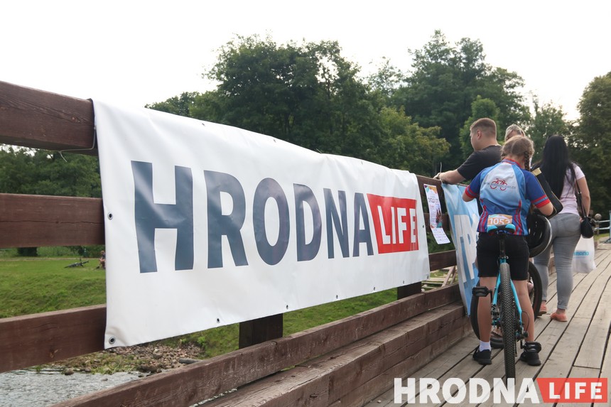 Веломарафон "Суседзі-2019" стартовал на Августовском канале под Гродно