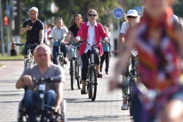 В Лиде открылась первая в Беларуси инклюзивная велодорожка. Фото В Лиде открылась первая в Беларуси инклюзивная велодорожка. Фото