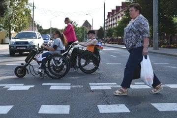 В Лиде открылась первая в Беларуси инклюзивная велодорожка. Фото В Лиде открылась первая в Беларуси инклюзивная велодорожка. Фото