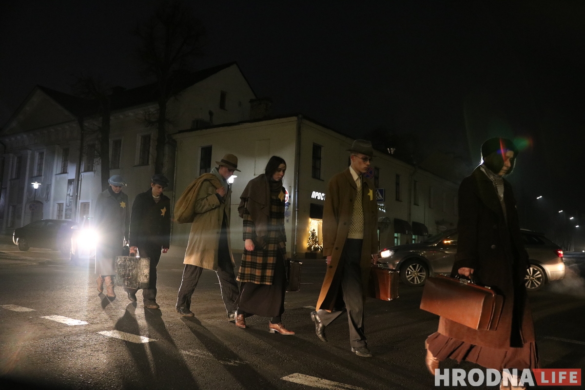 "Молчаливый" перформанс в память жертв Холокоста прошел в Гродно "Молчаливый" перформанс в память жертв Холокоста прошел в Гродно