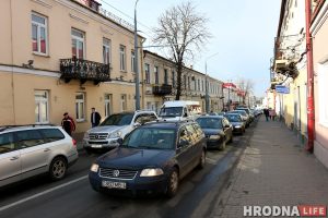 В центре Гродно пробки из-за аварии на Старом мосту и закрытия Большой Троицкой