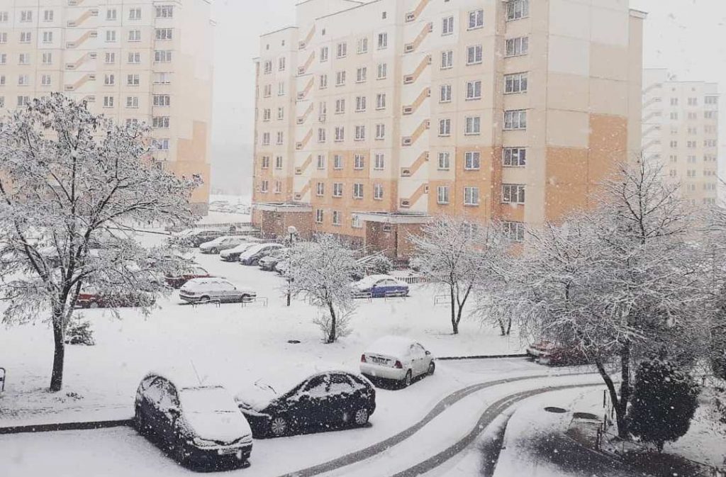 Зима пришла в середине марта: погода внесла коррективы в планы гродненцев 