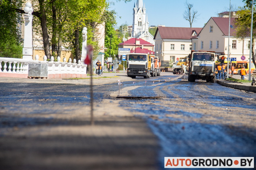 9 траўня адкрыюць рух ад Ажэшкі да Карбышава. Што адбываецца на вуліцы Леніна