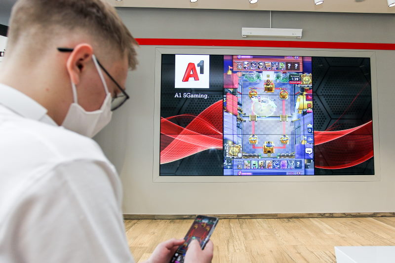 А1 выпрабавала мабільны геймінг у тэставай сетцы 5G SA
