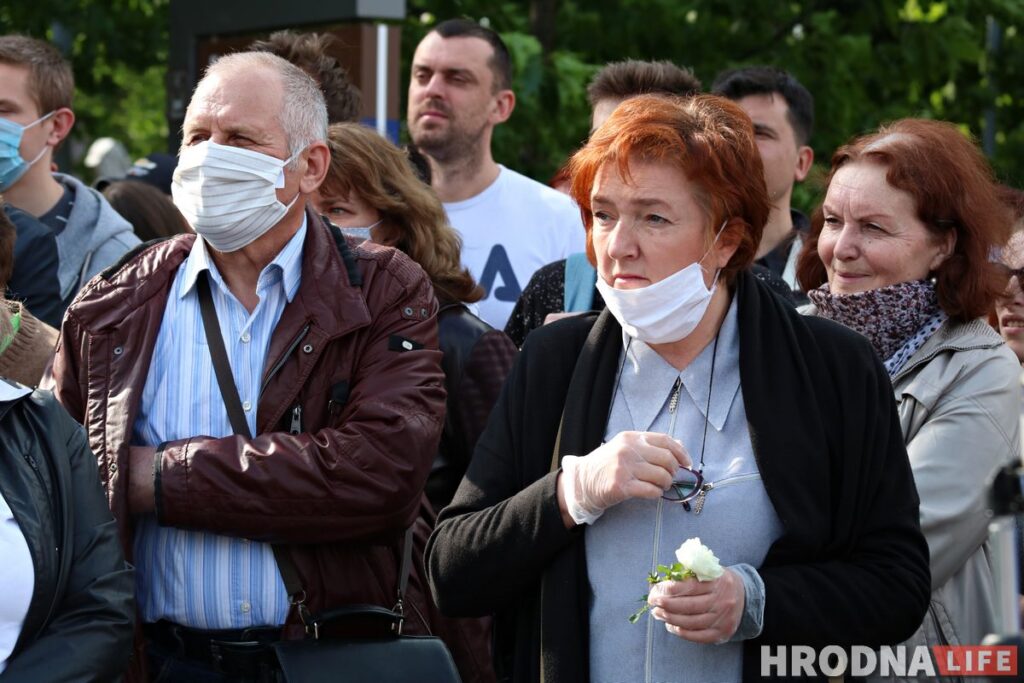 "Президент - не бог и не царь". Что Валерий Цепкало говорил на пикете в Гродно