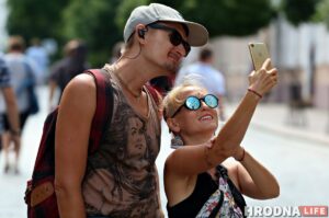 Туристы в Гродно