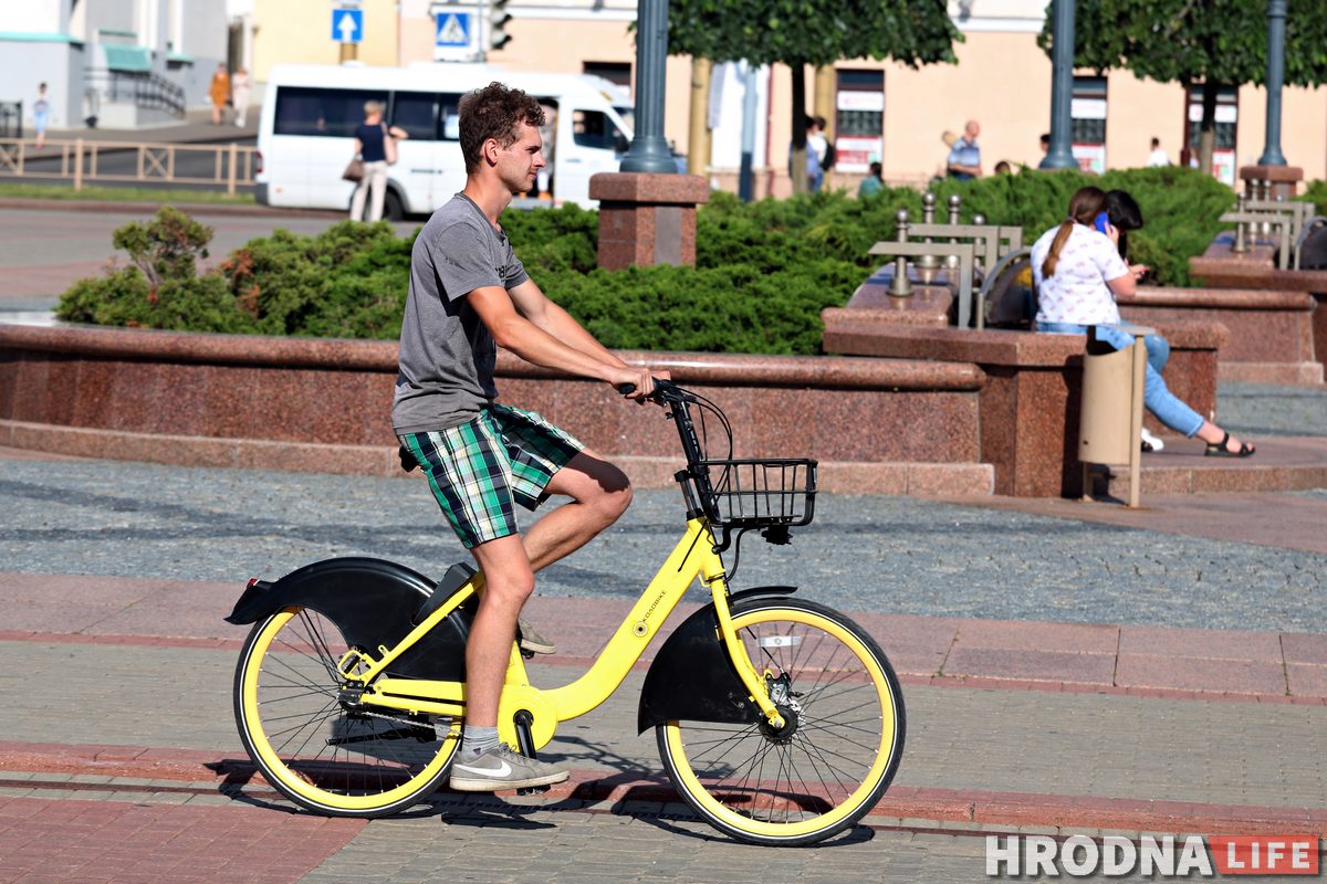 У Гродне запускаюць байкшэрынг "Колабайк"