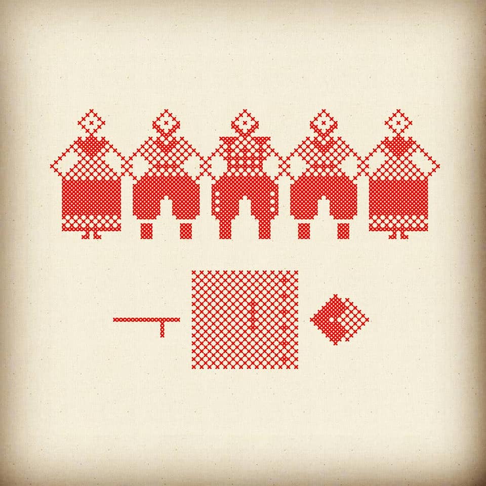 Художница из Гродно “вышила” сюжеты белорусских протестов. Там есть не только автозаки