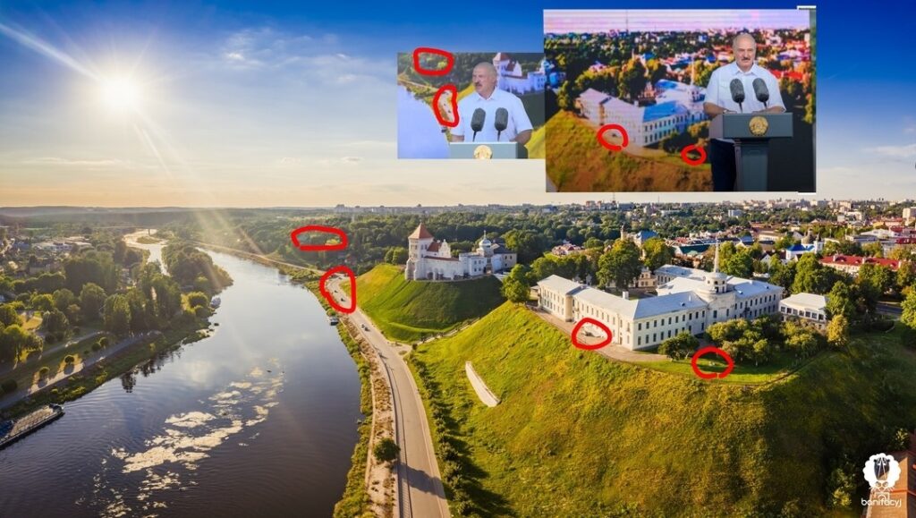 Лукашэнку падставілі? Фота, на фоне якога ён выступаў у Гродне, узялі без дазволу аўтара