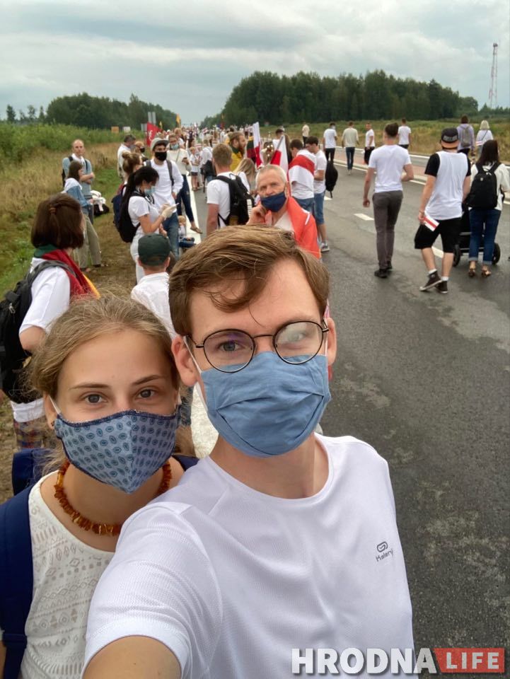 Жывы ланцуг у 50 000 чалавек злучыў Літву і Беларусь