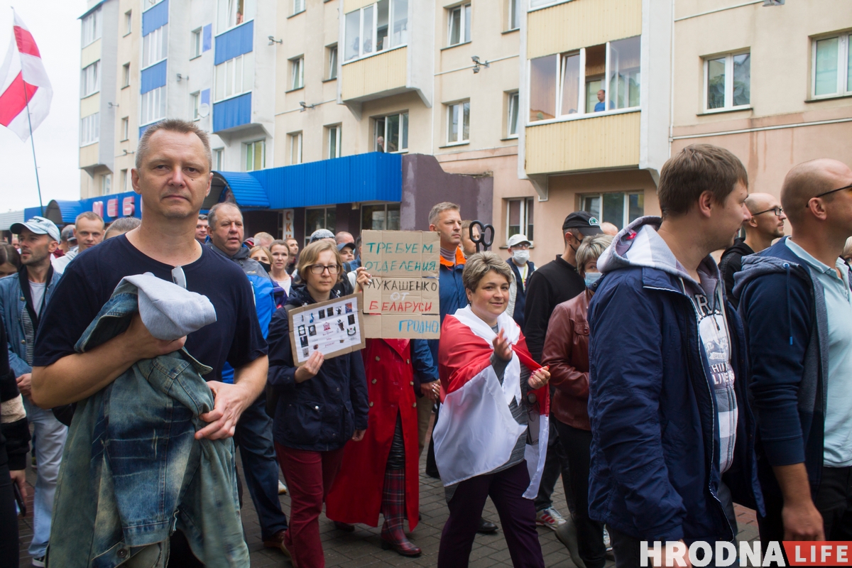 Шествия и задержания. Гродненцы собрались 30 августа на мирную акцию