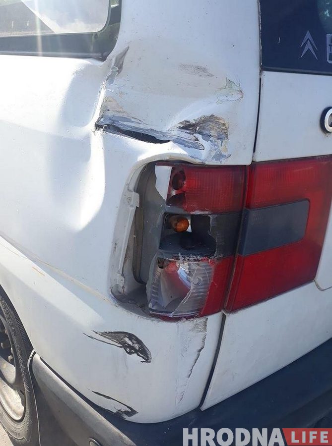 Гродзенец у час пратэстаў трапіў у аварыю з удзелам аўтазака. Яму пагражае да двух гадоў пазбаўлення правоў за аварыйную сітуацыю