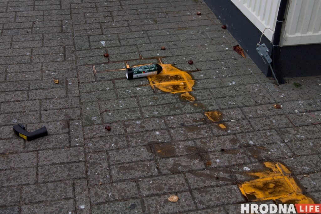 Газ и жесткие задержания. Акцию в Гродно разогнали через несколько минут