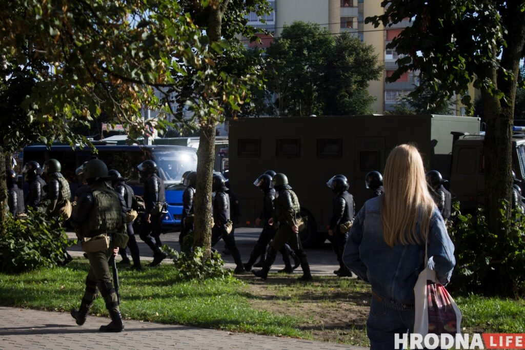 Гродненская милиция: "Каждый день кого-то привлекаем к ответственности за 2020 год" ОМОН гродно