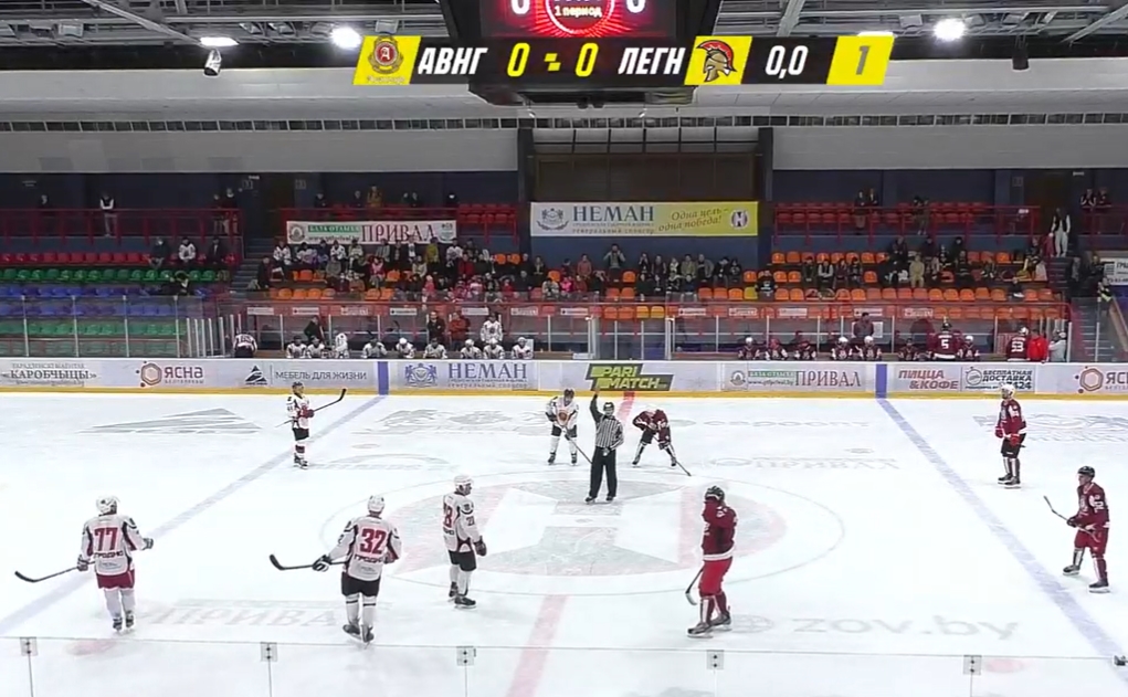 В Гродно во время хоккейного матча игроки устроили акцию В Гродно во время хоккейного матча игроки устроили акцию