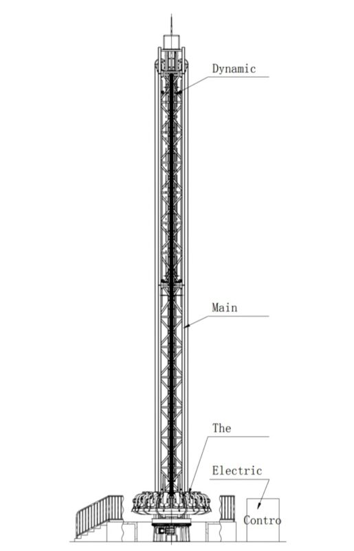У парку Жылібера з'явіцца новы атракцыён - "Вежа падзення"
