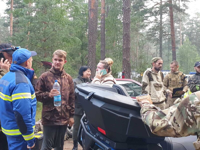 У Белавежскай пушчы зноў шукалі зніклых падлеткаў - там, дзе прапаў Максім Мархалюк