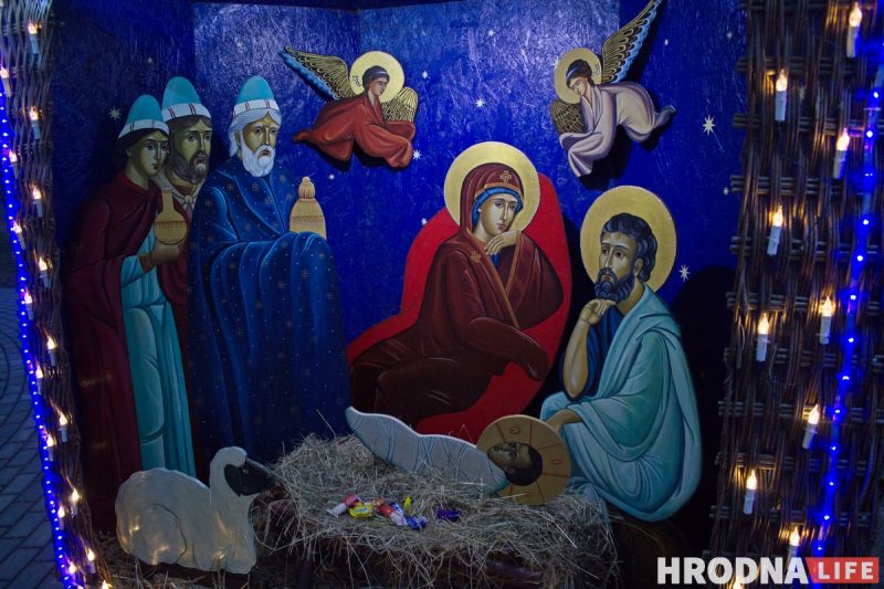 Как украсили гродненские храмы перед православным Рождеством