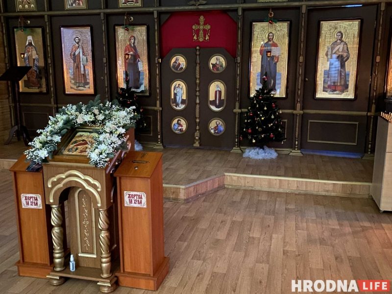 Как украсили гродненские храмы перед православным Рождеством