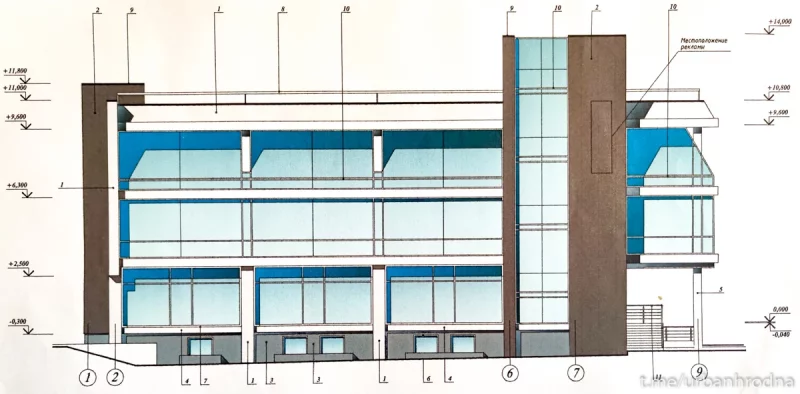 Як будзе выглядаць офісны цэнтр на Вясенняй - адзін з чатырох, якога вы яшчэ не бачылі