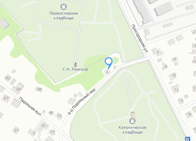 У Гродне прапануюць пабудаваць грамадскі будынак паміж могілкамі. Раней на гэтым месцы згарэў дом