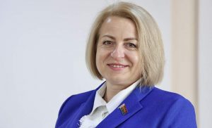 В Гродно - новый председатель областного Совета депутатов. Она будет бороться с фейками и слушать избирателей Елена Пасюта. Фото Гродненская правда