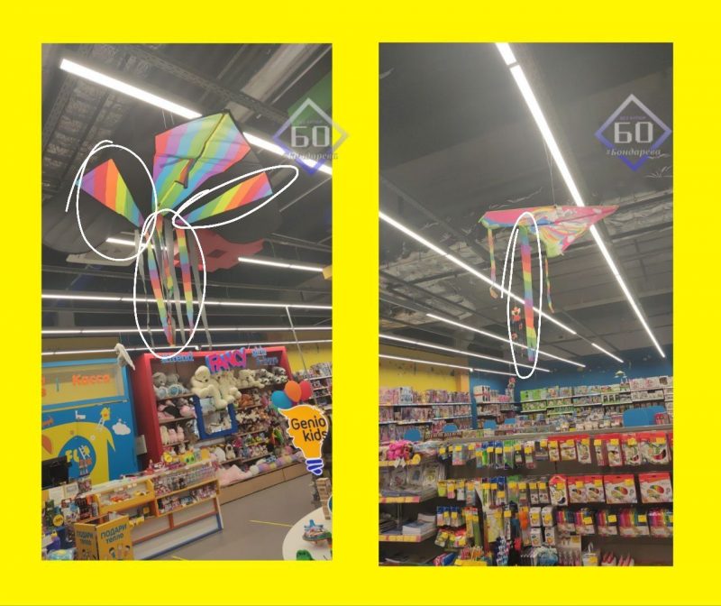 Такие воздушные змеи не понравились Бондаревой. Фото Ольги Бондаревой