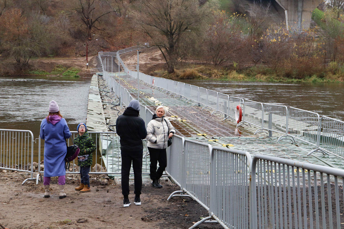 понтонный мост гродно