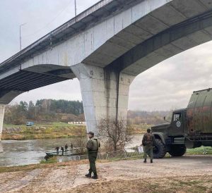 понтонная переправа новый мост