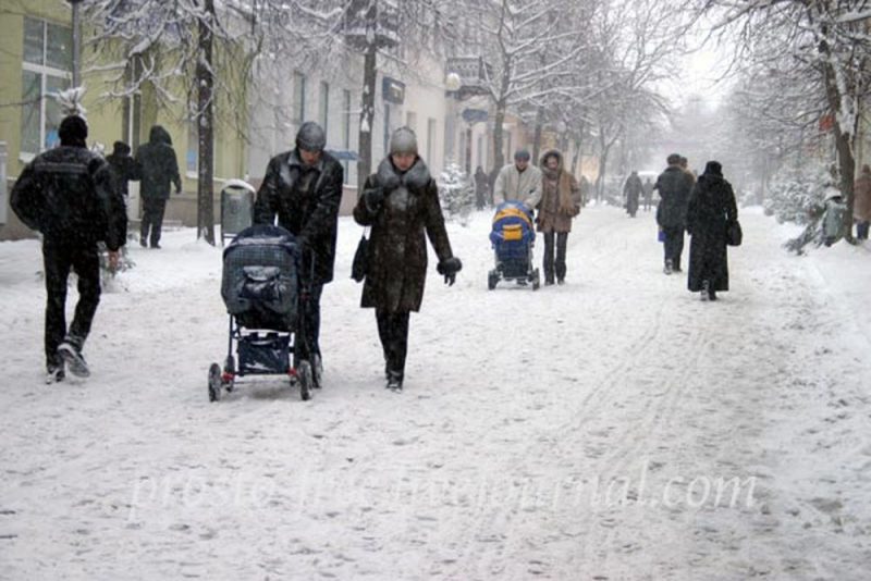 зима 2003 в Гродно