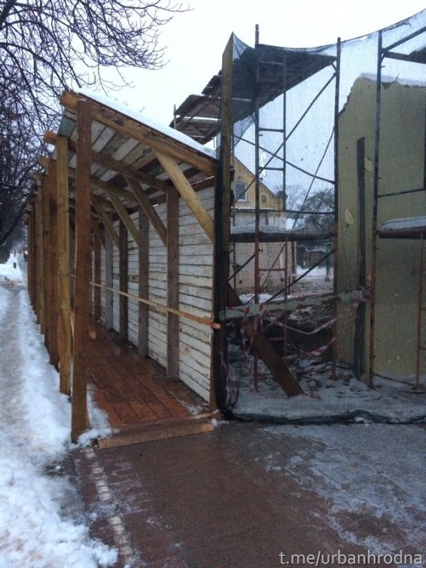 Праект рэканструкцыі будынка ў Новым Свеце атрымаў дыплом. Раней большую частку будынка знеслі