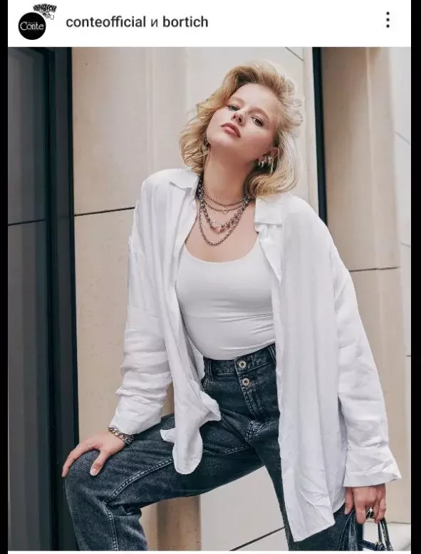 В Conte появилась реклама с Александрой Бортич... и быстро исчезла. Что произошло? Саша Бортич