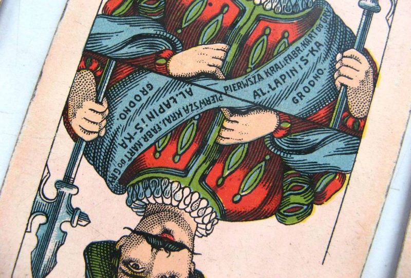 Игральные карты Лапиных с фабрики братьев Лапиных в Гродно