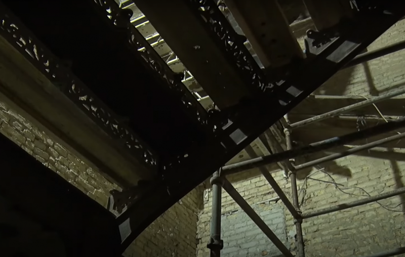 аутентичная лестница на гродненском пивзаводе