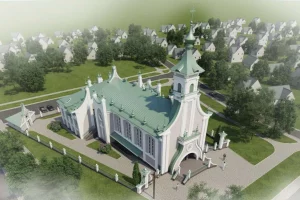 В честь местной святой, расстрелянной под Гродно. Что за костел строят в Барановичах? Проект костела в Барановичах-2