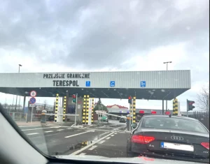 на польской границе в Тересполе Бресте