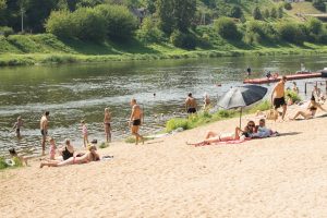 Пляж на Немане.