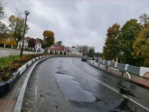 Состояние моста через Юрисдику осенью 2023 г