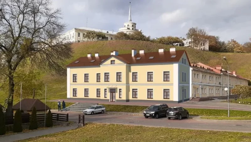 Вариант проекта будущего здания гостиницы на набережной Гродно около Нового замка. Источник: Urban Hrodna